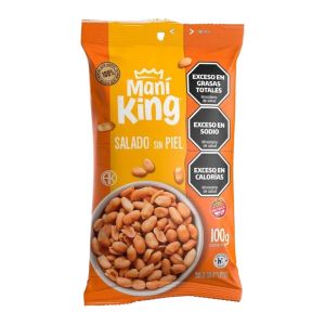 MANI SALADO MANI KING SIN PIEL 100 GR