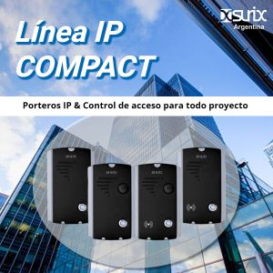 FRENTE LINEA COMPAC C/ CAMARA IP ACCESS SURIX  1 PULSADOR - Vista 5