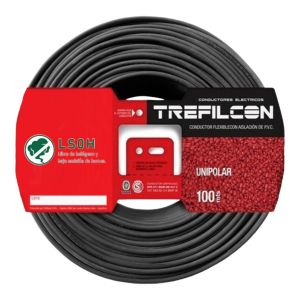 CABLE TREFILCON UNIPOLAR LIBRE DE HUMO 2.5MM X 100 MTS - Vista 1