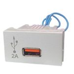 CARGADOR USB JELUZ PLATINUM 5V 2 AMPER SIMPLE BLANCO