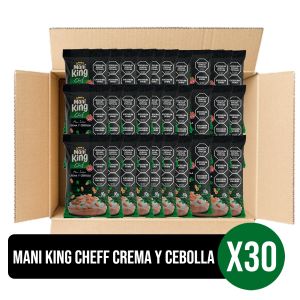 MANI KING CHEFF CREMA Y CEBOLLA 80 GRS X 30 UNIDADES - Vista 1