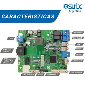 FRENTE ANTIVANDALICO IP ACCESS SURIX 1 PULSADOR + LECTOR RFID INTEGRADO - Vista 2