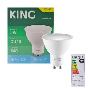 LAMPARA DICROICA LED 5W GU10 KING - Vista 2