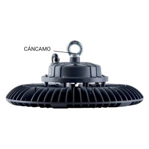 ARTEFACTO COLGANTE GALPONERA LED 200W FRIO MACROLED - Vista 3