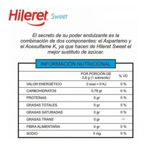 EDULCORANTE HILERET SWEET 400 SOBRES - Vista 1