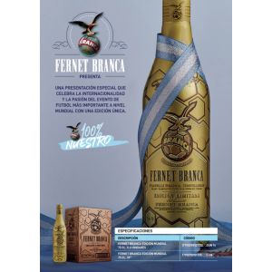 FERNET BRANCA MUNDIAL BOTELLA 750 ML X 6 UNIDADES - Vista 4