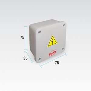 CAJA DE PASO ESTANCA IP65 EXTERIOR 75 X 75 X 35 MM - Vista 3