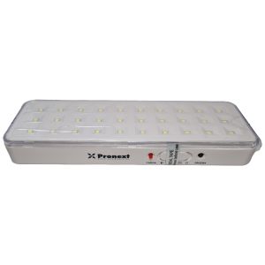 LUZ DE EMERGENCIA LED DE 30 LEDS SMD Y AUTONOMÍA REAL DE 6HS Y 3HS - Vista 1