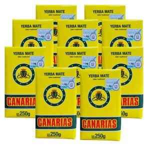 YERBA MATE CANARIAS 250 GR X 10 UNIDADES