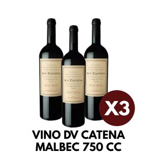 VINO DV CATENA MALBEC 750 CC X 3 - Vista 1