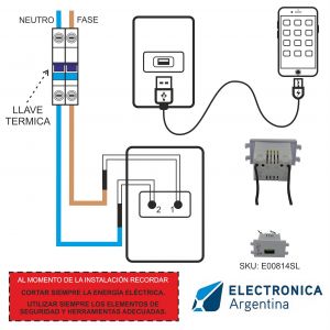 CARGADOR USB 5V CARGA RAPIDA SIMPLE BLANCO SICA LIFE - Vista 2