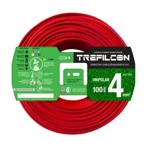 CABLE TREFILCON UNIPOLAR 4 MM X 100 MTS