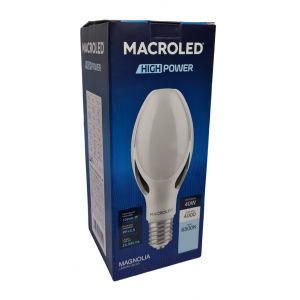 LAMPARA HIGHPOWER LED 40W E40 MAGNOLIA PVC/ALUM MACROLED - Vista 5