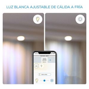 LAMPARA LED SMART 9W WIFI RGB DIMERIZABLE CELULAR APP - Vista 3