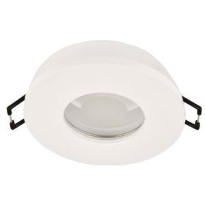 ARTEFACTO DE EMBUTIR REDONDO ANTIDESLUMBRANTE DICRO X1 FIJO ALUMINIO BLANCO-CROMO