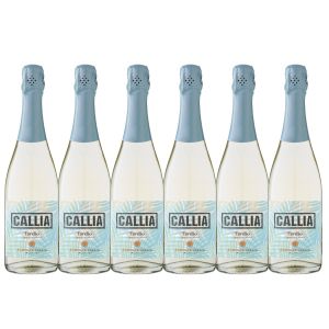 VINO ESPUMANTE CALLIA CHAMPAGNE DULCE NATURAL 750 CC X6 UNIDADES