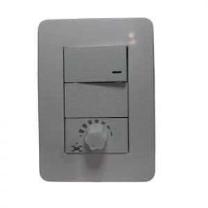 LLAVE LUZ DIMMER VARIADOR VENTILADOR Y 1 PUNTO JELUZ VERONA MITO BL/BL