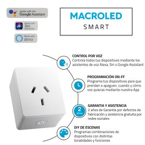 ENCHUFE  SMART MACROLED - Vista 3