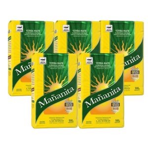 YERBA MAÑANITA 4 FLEX 500 GR X 5 UNIDADES