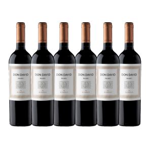 VINO DON DAVID MALBEC 750 CC X 6 UNIDADES