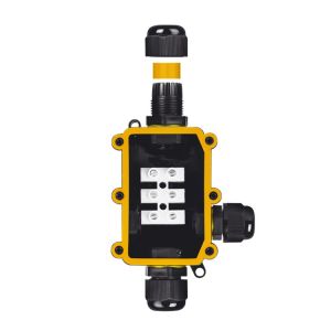 CAJA ESTANCA IP65 3 PINES CON PROTECCION UV 1 ENTRADA 2 SALIDAS INTEK - Vista 3