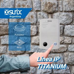 FRENTE ANTIVANDALICO IP ACCESS SURIX 1 PULSADOR + LECTOR RFID INTEGRADO - Vista 1