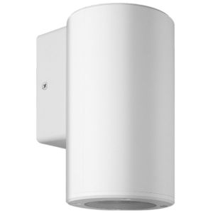 ARTEFACTO DE APLICAR EXTERIOR REDONDO, COLOR BLANCO, UNIDIRECCIONAL, IP54, AC100240V, GU10, 9W MAX