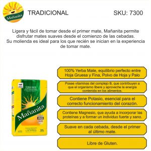 YERBA MAÑANITA 4 FLEX 500 GR X 5 UNIDADES - Vista 2