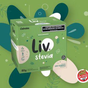 EDULCORANTE LIV STEVIA 100 SOBRES - Vista 2