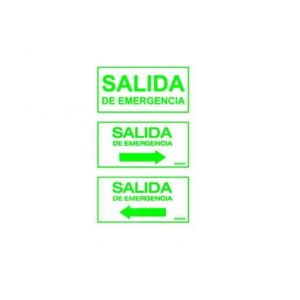 CARTEL SEñALIZADOR LED "SALIDA DE EMERGENCIA" ATOMLUX