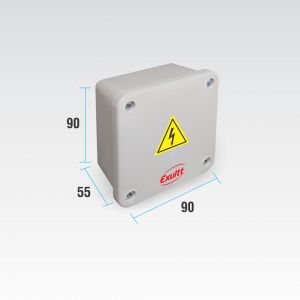 CAJA DE PASO ESTANCA IP65 EXTERIOR 90 X 90 X 55 MM - Vista 3