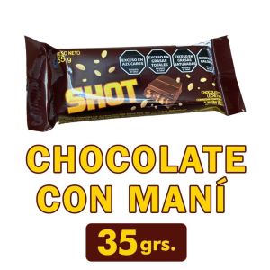 CHOCOLATE BLOQUE SHOT 35 GR - Vista 1