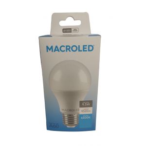 LAMPARA BULBO LED 9.5W E27 220V MACROLED - Vista 4