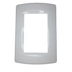 TAPA BASTIDOR LLAVE DE LUZ SICA LIFE 3 MODULOS