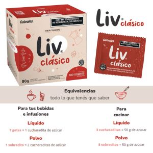 EDULCORANTE LIV CLASICO 100 SOBRES - Vista 1