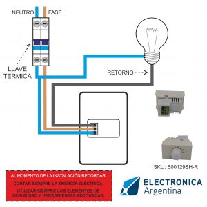 MODULO DIMMER P/ LAMPARA LED 100W BLANCO SICA HABITAT / RICHI - Vista 2