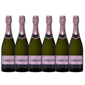 CHAMPAGNE H. MERCIER ROSADO 750 ML X 6 UNIDADES