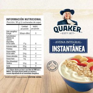 QUAKER AVENA INSTANTANEA 380 GR - Vista 2