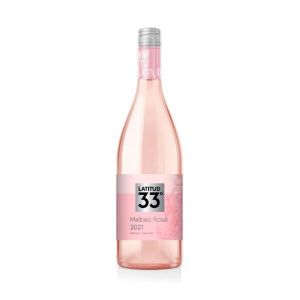 VINO LATITUD 33º MALBEC ROSE 750CC