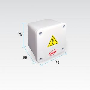 CAJA DE PASO ESTANCA IP65 EXTERIOR 75 X 75 X 55 MM - Vista 1