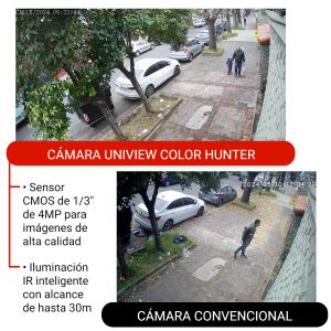 CÁMARA IP EASY TIPO BULLET RESOLUCION 4MPX LENTE FIJO 2.8MM COLOR HUNTER UNIVIEW - Vista 8