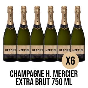 CHAMPAGNE H. MERCIER EXTRA BRUT 750 ML X 6 UNIDADES - Vista 1