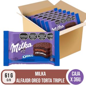 ALFAJOR MILKA OREO TORTA X 36 UNIDADES