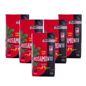 YERBA ROSAMONTE PLUS 500 GR X 5 UNIDADES