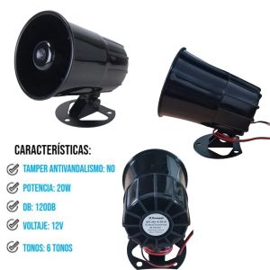 KIT ALARMA WIFI SMART PáNICO SIRENA NEGRA 120DB SMART - Vista 3