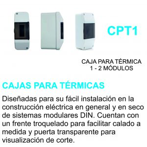 TABLERO ELECTRICO P/ TERMICA 1 A 2 MODULOS STAR BOX - Vista 5