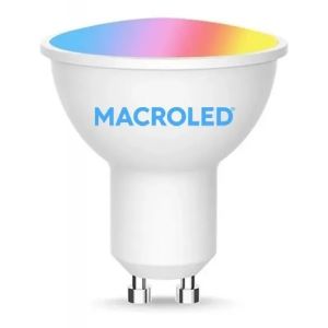 DICROICA LED SMART RGB 5W GU10 220V  WIFI + BLUETOOTH MACROLED