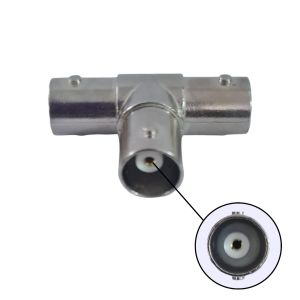 CONECTOR BNC DE 1 HEMBRA A 2 HEMBRAS PRONEXT - Vista 2