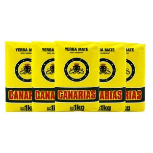 YERBA MATE CANARIAS 1KG X 5 UNIDADES