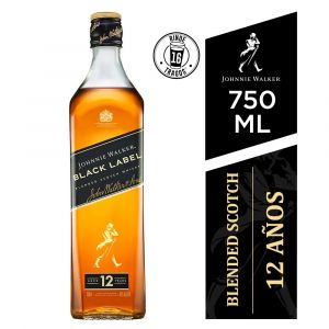 WHISKY J. WALKER BLACK BOTELLA 750 CC - Vista 1